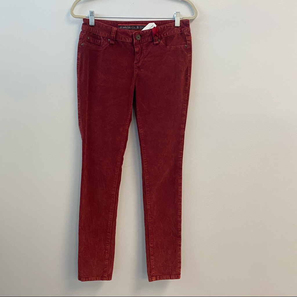 Standards & Practices Rust Corduroy Pants Size 27